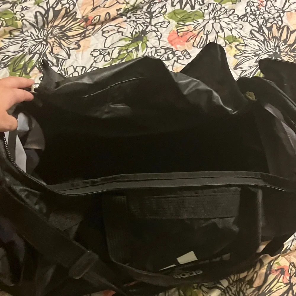 Adidas Black Duffel Bag